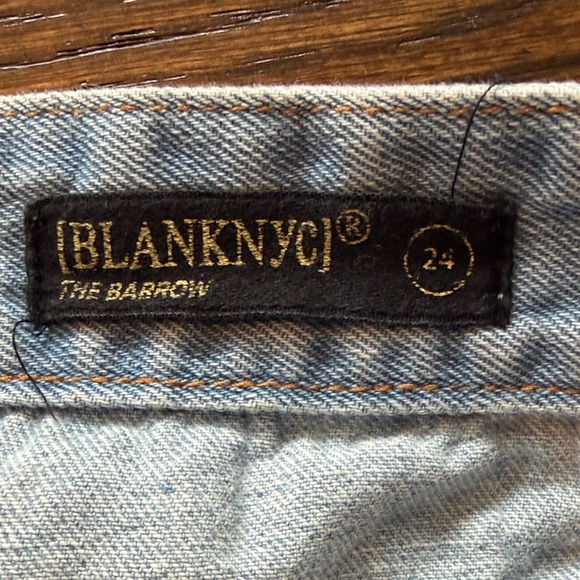 Blank NYC Frayed Light Blue Jean Shorts - Picture 2 of 3